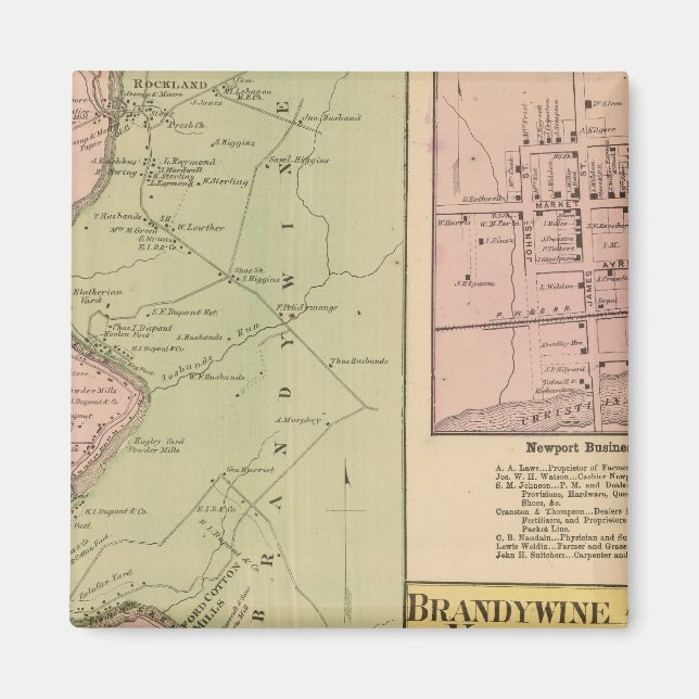 Brandywine Banks Magnet (Vorne)