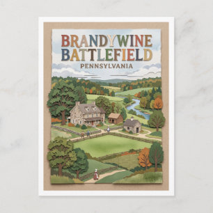 Brandywine Battlefield Park Chadds Ford Postkarte