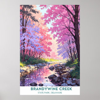 Brandywine Creek Staat Park, Delaware Poster