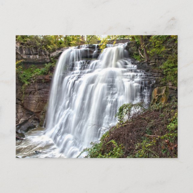 Brandywine Falls Cuyahoga Nationalpark Postcard Postkarte (Vorderseite)