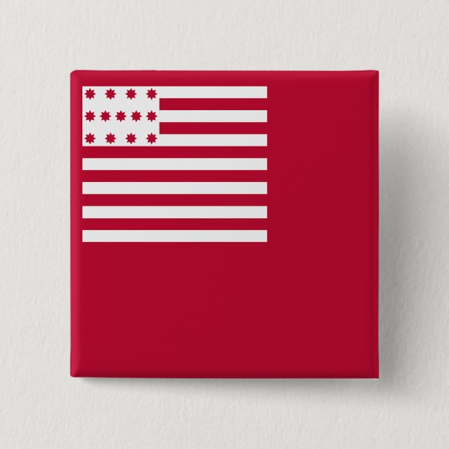 Brandywine-Flagge Button (Vorderseite)