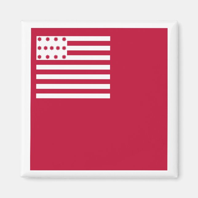Brandywine-Flagge Magnet (Vorne)