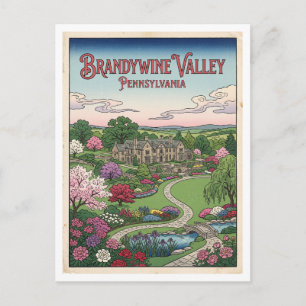Brandywine Valley Chadds Ford Pennsylvania Postkarte