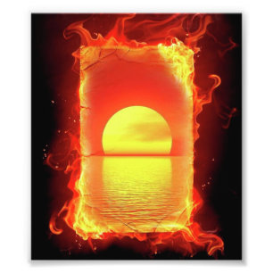 Brandzone Fotodruck