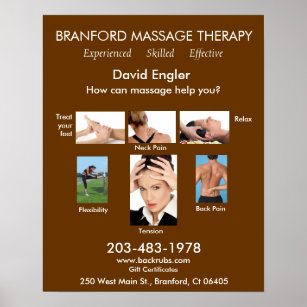 Branford Massage Therapy - Erfahrung - Effektiv Poster