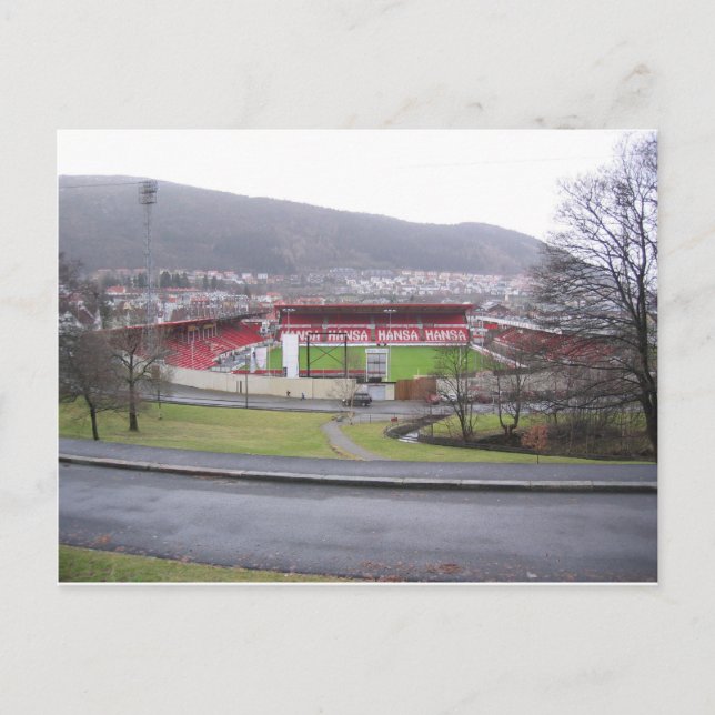 Brann Stadion Postkarte (Vorderseite)