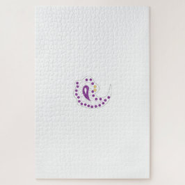 Bransoletka z serduszkiem Style, Light Eggplant Puzzle