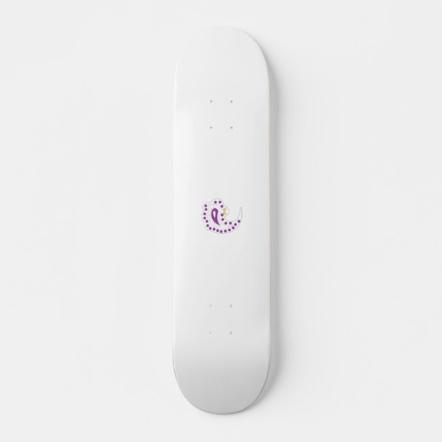Bransoletka z serduszkiem Style, Light Eggplant Skateboard (Vorne)