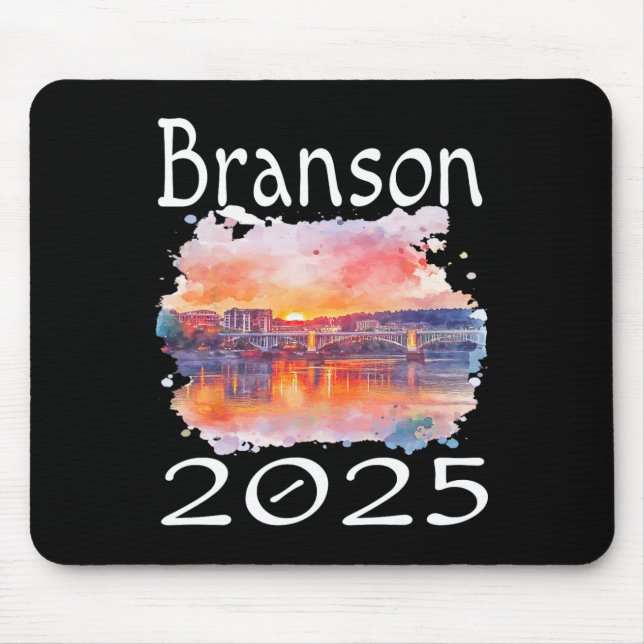 Branson 2025 Matching Family Vacation Group Getawa Mousepad (Vorne)