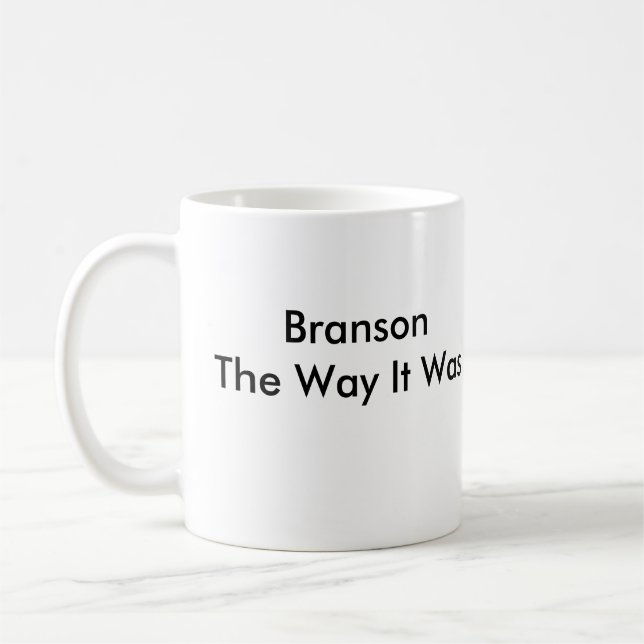 Branson die Weise war es Tasse (Links)