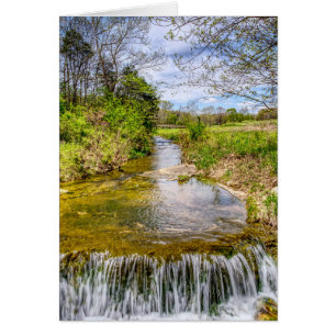 Branson Fall Creek Stream Grußkarte