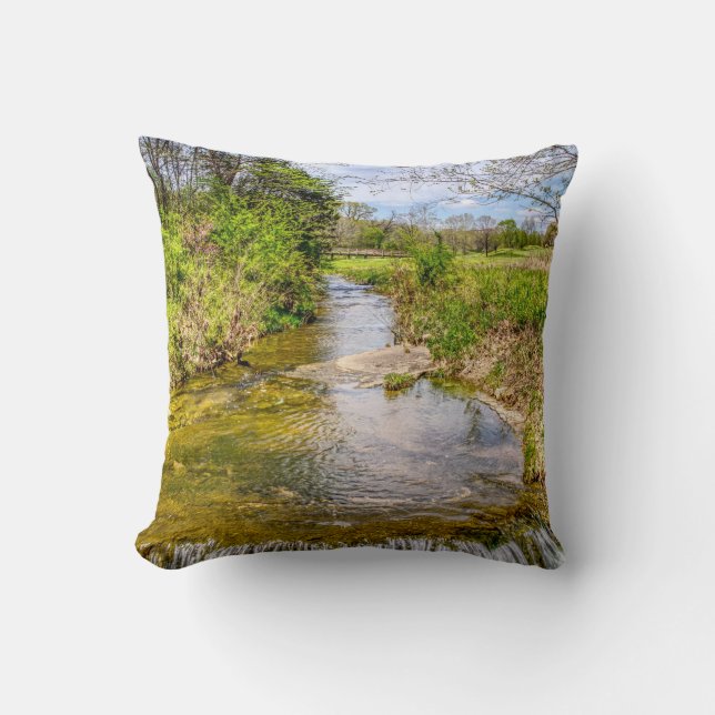 Branson Fall Creek Stream Kissen (Vorderseite)