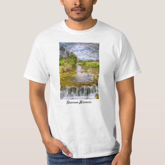 Branson Fall Creek Stream T-Shirt (Vorderseite)