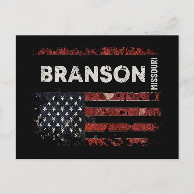 Branson Missouri Postkarte (Vorderseite)