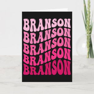 Branson Missouri Urlaub Souvenir Retro-Grafik Karte