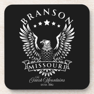 Branson Ozark Mountains Missouri Vintag Eagle Getränkeuntersetzer