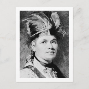 Brant - Joseph / Mohawk Indischer Chef Postkarte