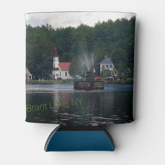 Brant Lake NY Adirondack Mountain Coozie Dosenkühler (Vorderseite)