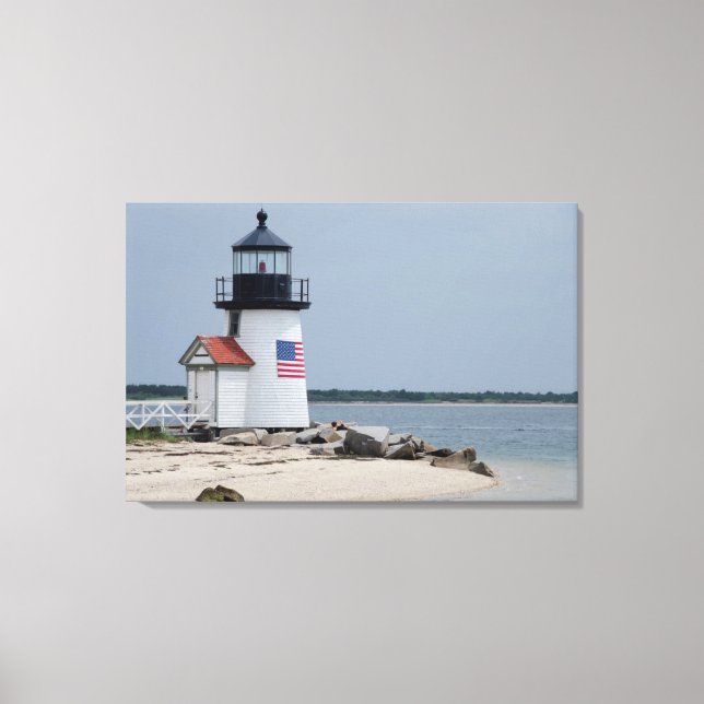 Brant Point Lighthouse 2 Leinwanddruck (Vorderseite)