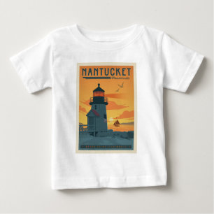 Brant Point Lighthouse   Nantucket MA Baby T-shirt