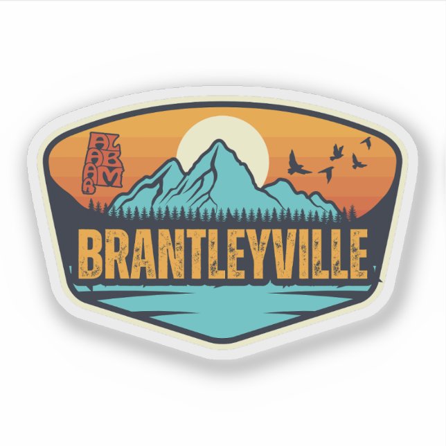 Brantleyville, Alabama Aufkleber (Vorderseite)