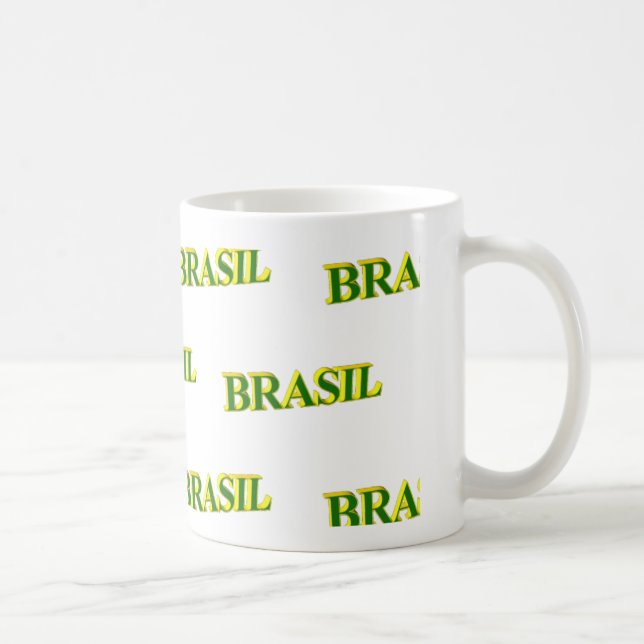 Brasil 3D Kaffeetasse (Rechts)