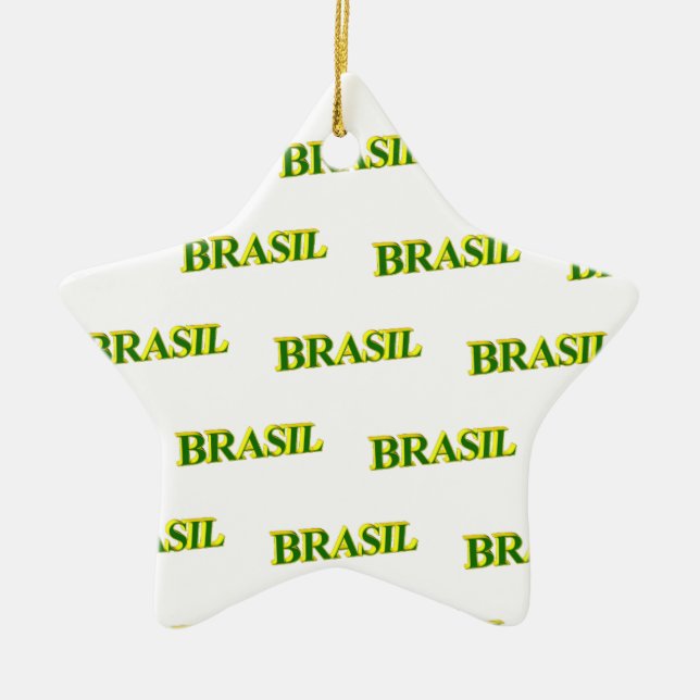 Brasil 3D Keramik Ornament (Vorne)