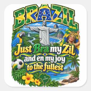 Brasil Aufkleber