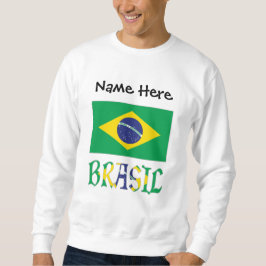 Brasil Bandera Brasil Personalisiert Sweatshirt