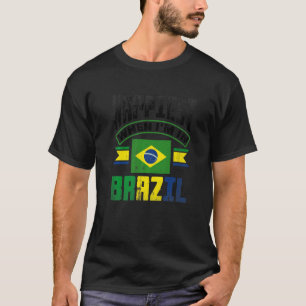 Brasil Brasilianische Brasilien-Flagge Glücklichst T-Shirt