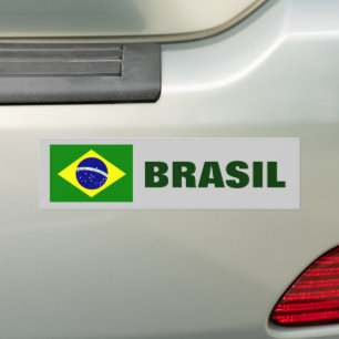 BRASIL - BRASILIENFLAG AUTOAUFKLEBER