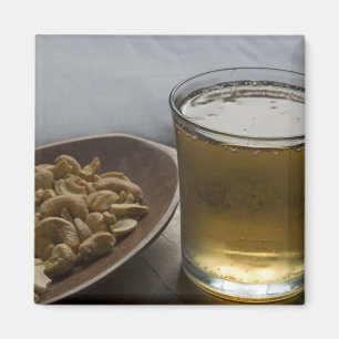 Brasil. Ein Glas erfrischende Guarana-Energie Magnet