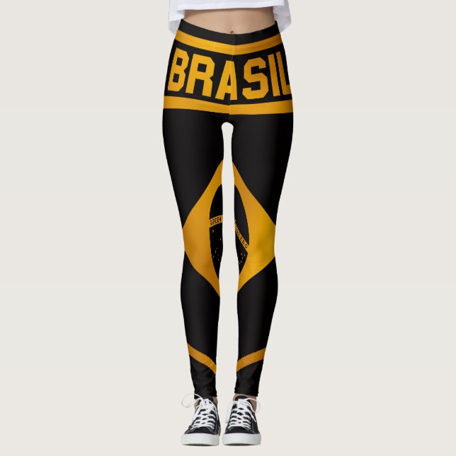 Brasil Emblem Leggings (Vorderseite)