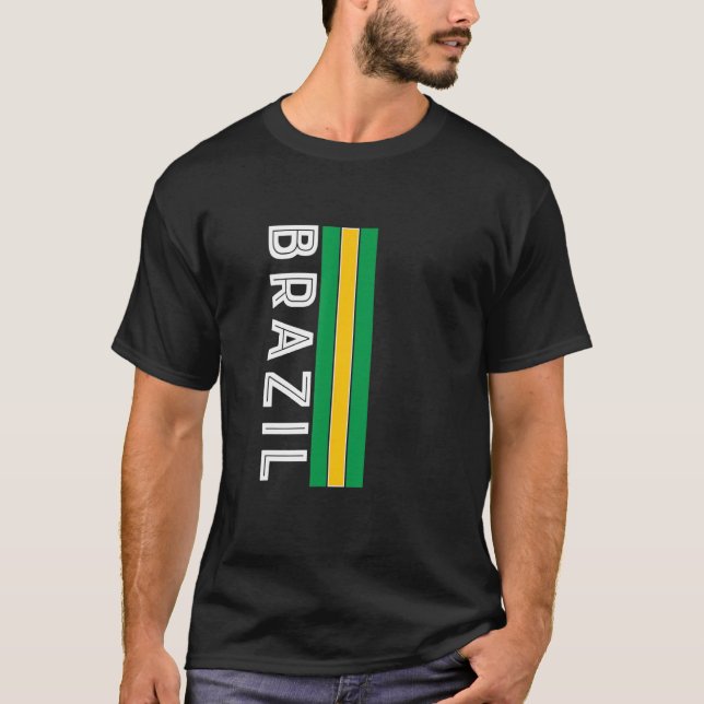 Brasil Flag Colors T-Shirt (Vorderseite)