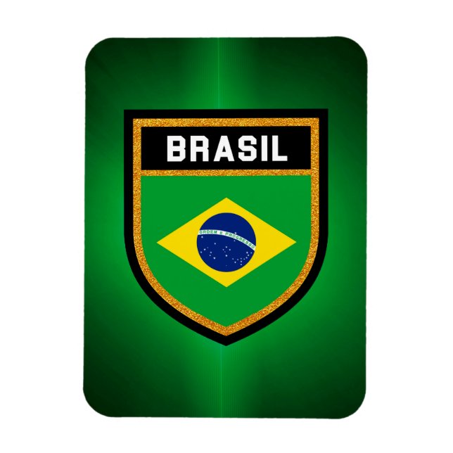 Brasil Flag Magnet (Vertikal)