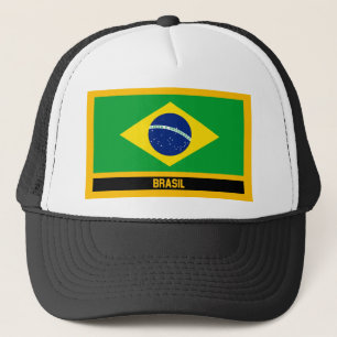Brasil Flag Truckerkappe