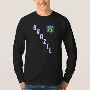 Brasil-Flagge Brasil Brasilianischer Stolz Athleti T-Shirt