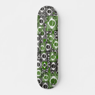 Brasil-Flaggenstruktur Skateboard