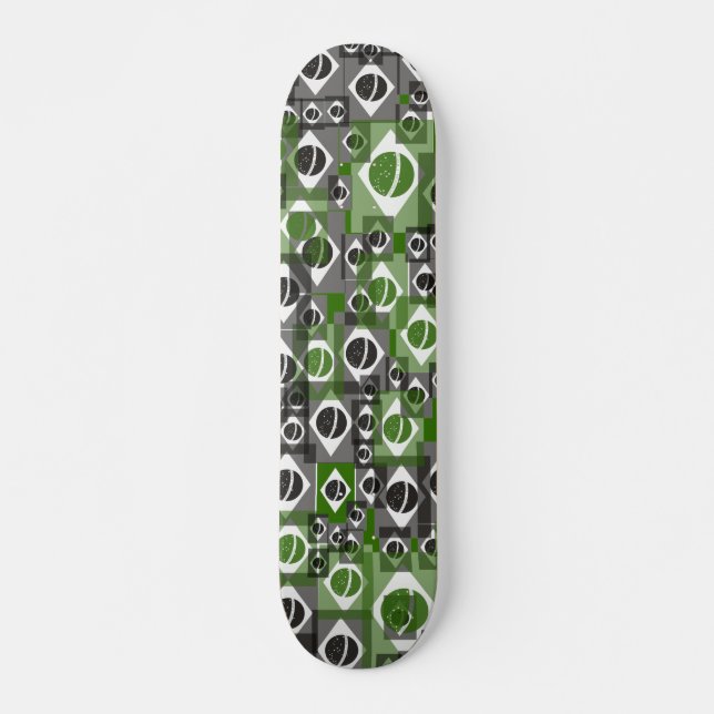 Brasil-Flaggenstruktur Skateboard (Vorne)