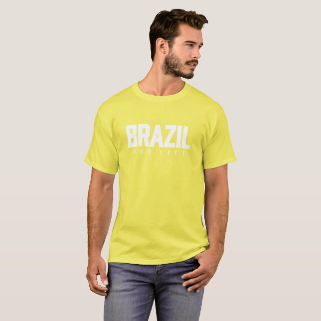 Brasil Fürs Leben T-Shirt (Vorne ganz)