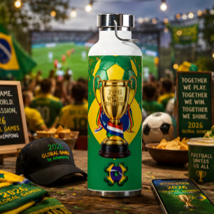 Brasil Fußball: 2026 Global Games   Teamgeist Trinkflasche