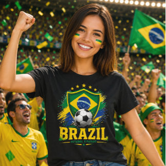 Brasil Fußball Brasil Fußball Fan Brasilianischer T-Shirt