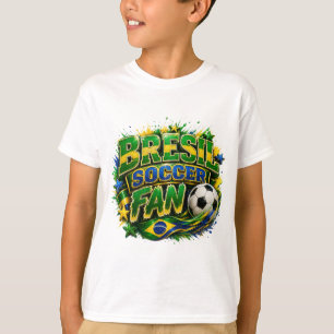 BRASIL FUSSBALL FAN 2026 Fußball Fan T-Shirt