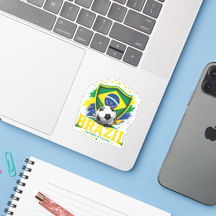 Brasil Fußball Fan Brasil Football Brazilian Futbo Aufkleber