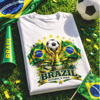 Brasil Fußball Fan Brasil Football Brazilian Futbo T-Shirt