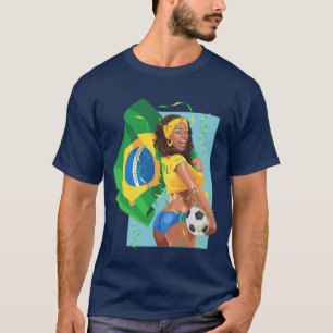 Brasil Fußball Fußball T-Shirt