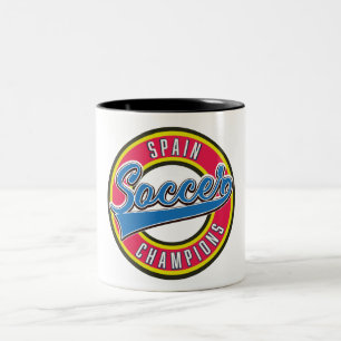 Brasil Fußballmeister Zwei-Ton-Kaffeetasse Zweifarbige Tasse