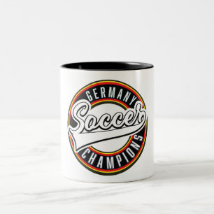 Brasil Fußballmeister Zwei-Ton-Kaffeetasse Zweifarbige Tasse