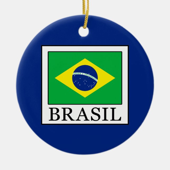 Brasil Keramik Ornament (Vorne)