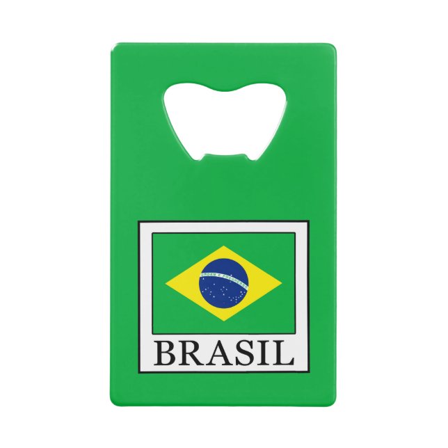 Brasil Kreditkarten Flaschenöffner (Vorderseite)